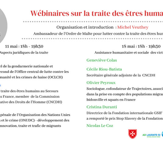Weminaires sur la traite des êtres humains