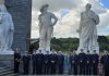 La Fondation Française de l’Ordre de Malte a inauguré à l’École navale, les trois statues de Versailles restaurées grâce à son mécénat