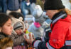 Aide humanitaire aux réfugiés ukrainiens de Hongrie. (Courtesy of the Hungarian Charity Service of the Order of Malta)