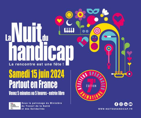 La nuit du handicap samedi 15 Juin 2024 partout en France