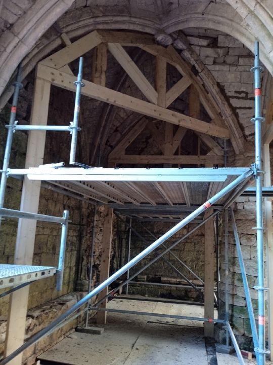 Cintrage des structures interieures Hôpital-Beaulieu