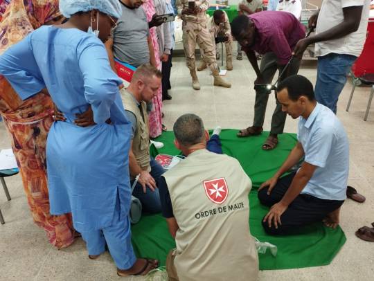 Des formations de secourisme en Mauritanie avec l’appui de la Fondation Française de l’Ordre de Malte