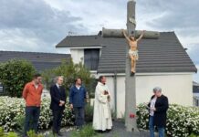 Inauguration du premier calvaire restauré avec le soutien de la Fondation