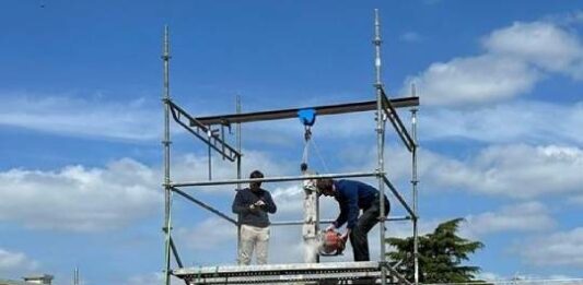 Restauration du calvaire de Marly-le-Roi menée par SOS Calvaires et soutenue par la Fondation Restauration du calvaire de Marly-le-Roi menée par SOS Calvaires et soutenue par la Fondation